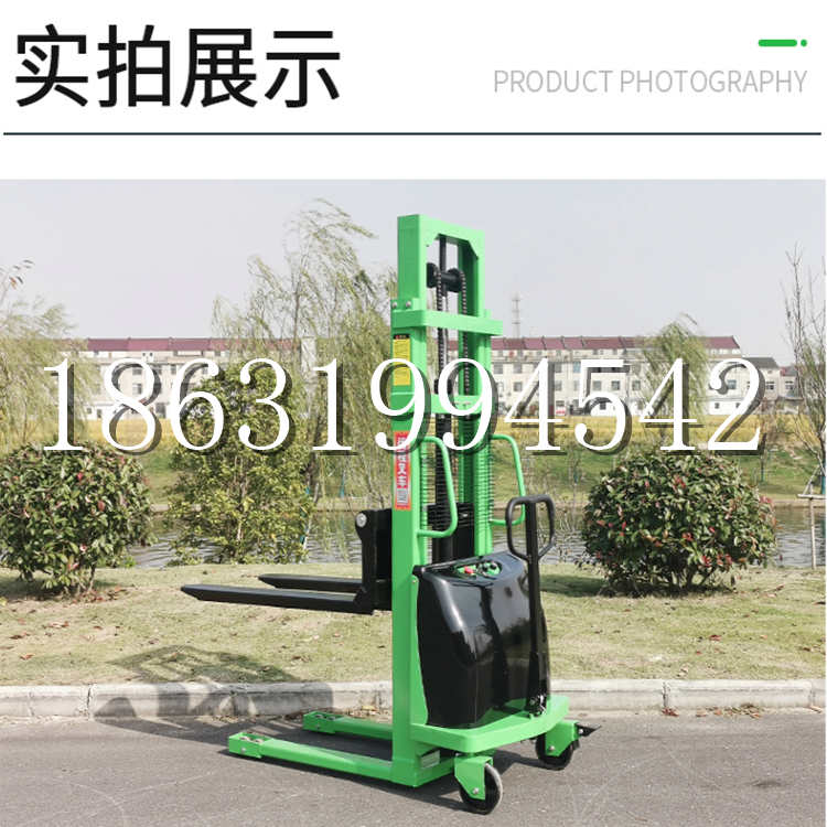 阜城县电动叉车堆高车液压铲车电瓶1吨2吨站驾步行式小型全自动叉车